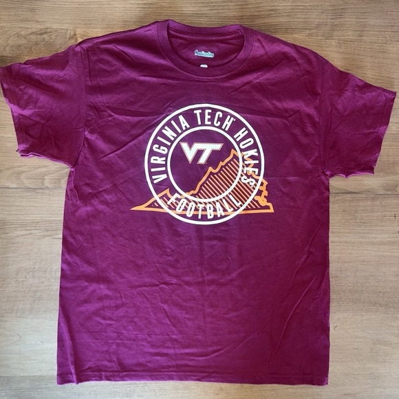The Unbranded Brand Jackets & Blazers - NWOT Captivating Virginia Tech Hokies T-Shirt Maroon Size L